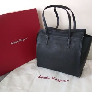 Ferragamo amy double handle bag, brand new